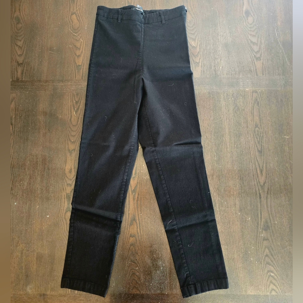 Forever 21 Classic Black High-rise Trousers